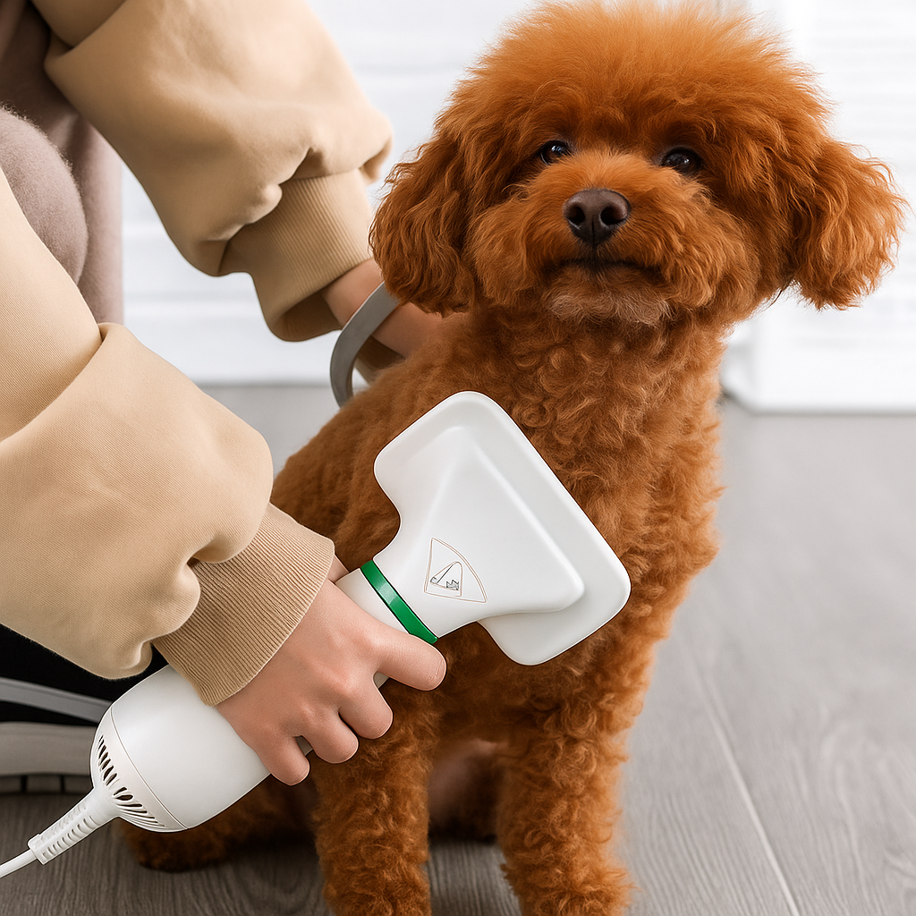 Secador-Cepillo para Mascotas 2 en 1