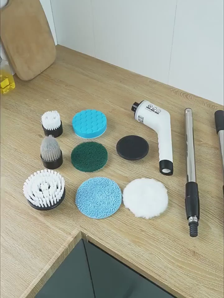 Cepillo Limpieza Eléctrico 9 Cabezales