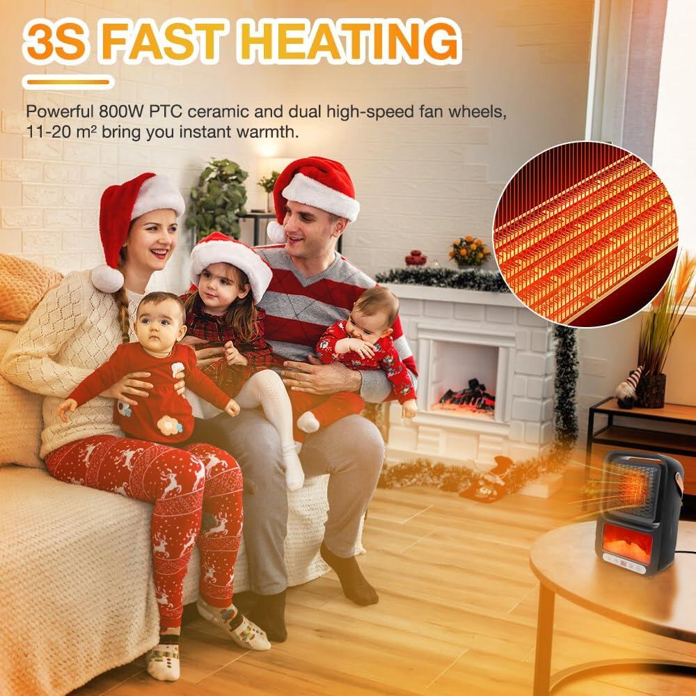 Mini Calefactor Portátil (Remoto)