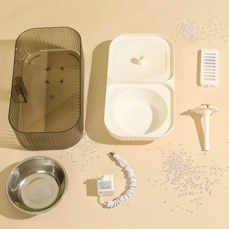 Comedero y Bebedero con Fuente