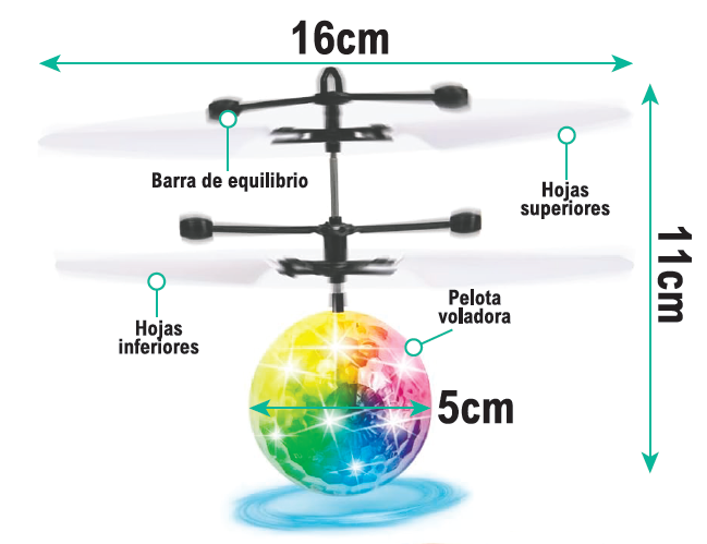 Bola Voladora con Sensor