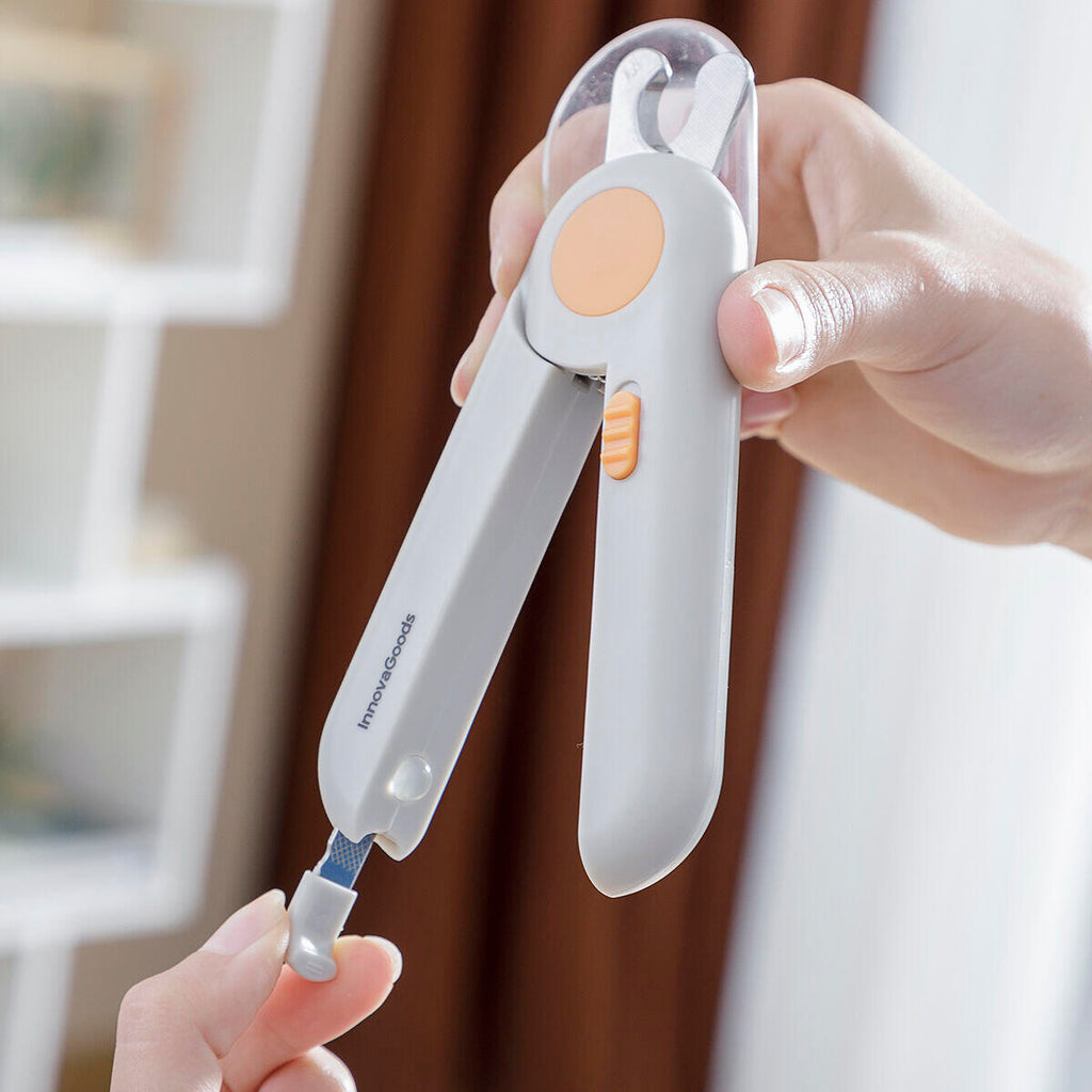 Cortaúñas Mascotas con Luz LED