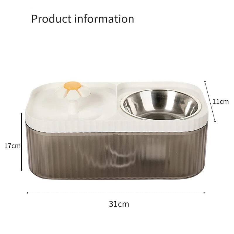 Comedero y Bebedero con Fuente